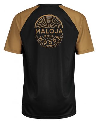 Maloja StachelbeereM. trui met korte mouwen Zwart