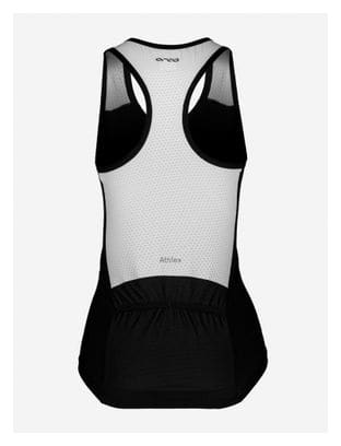 Refurbished Produkt - Damen Jumpsuit Orca Athlex Sleveeless Tri Top Schwarz Weiß