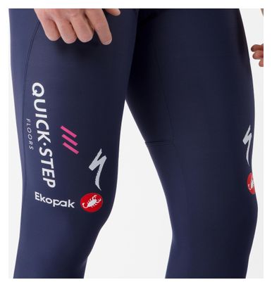 Cuissard Long Castelli Espresso Soudal Quickstep Bleu Homme