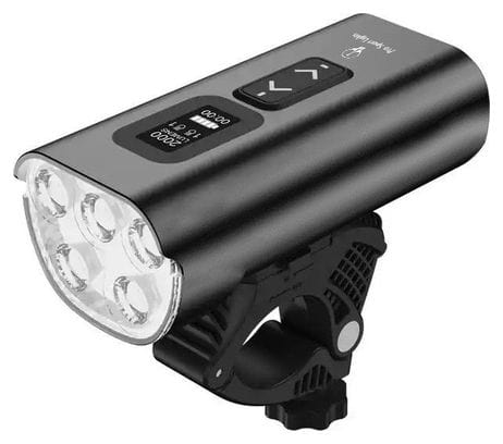 Eclairage vélo Feu avant USB rechargeable 2000 lumens - Eclairage LED vélo route