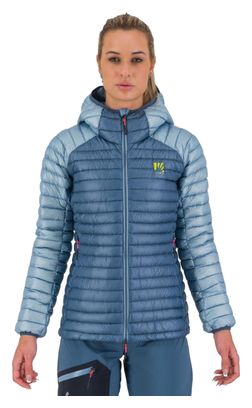 Chaqueta de pluma Karpos Alagna Azul claro para mujer