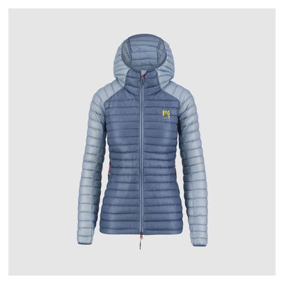 Chaqueta de pluma Karpos Alagna Azul claro para mujer