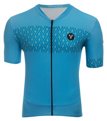 LeBram Luz Ardiden Short Sleeve Jersey Saphire Blue Tailored Fit