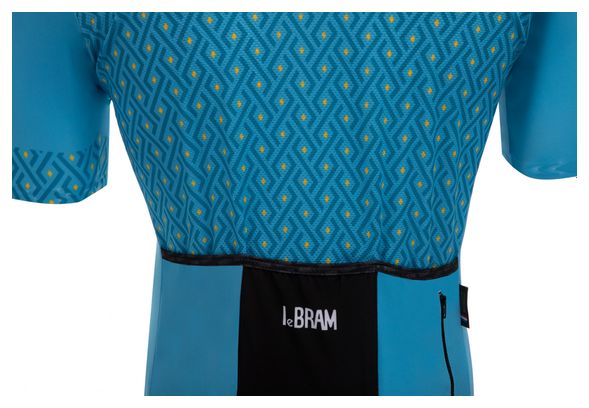 LeBram Luz Ardiden Short Sleeve Jersey Sapphire Blue Tailored Fit