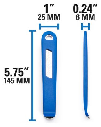 ParkTool TL-6.3 Palancas de Neumático con Núcleo de Acero 5.75'' Azul