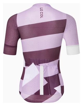 Maillot de manga corta Le Col Pro Air Purple para mujer