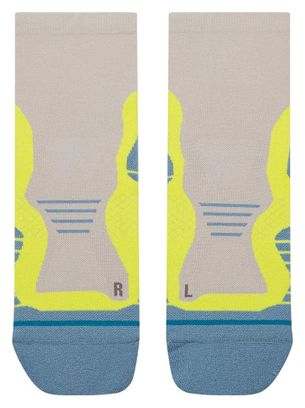 Stance Pace Light Quarter Socks - White/Yellow/Blue - Women's