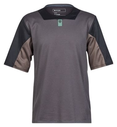 Fox Defend Children's Short Sleeve Jersey Grey