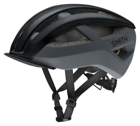 Smith Network Mips Road Helm Zwart / Grijs