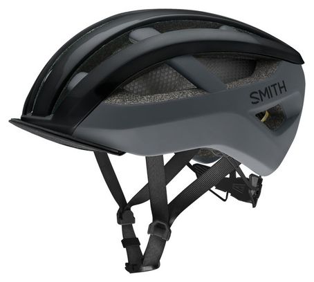 Casco Smith Network Mips Road Nero / Grigio