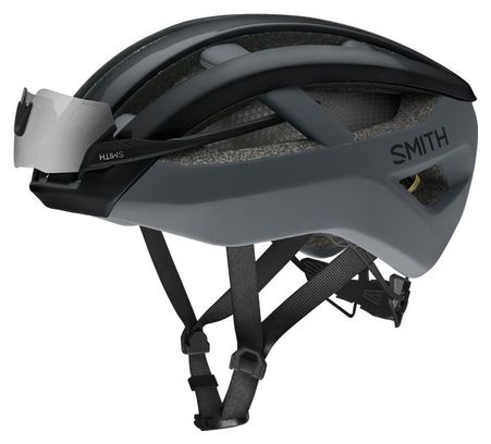 Casco Smith Network Mips Road Nero / Grigio