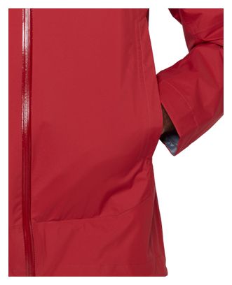 Giacca impermeabile Mammut Ducan Hooded rossa da uomo