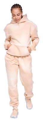 Felpa con cappuccio Hoka Essential beige unisex