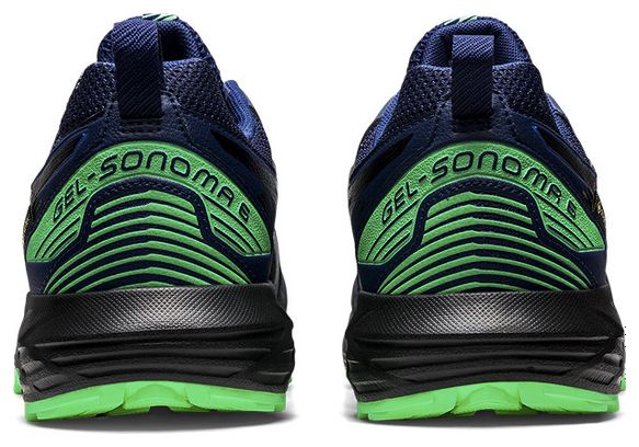 Asics Gel Sonoma 6 GTX Blue Green Trail Running Shoes