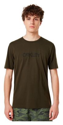 Oakley Allover Kurzarm T-Shirt Braun