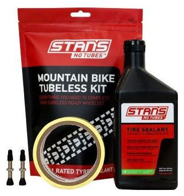 Stan's NoTubes - Tubeless Kit  Mtb  Fond de jante 25mm  Valves 44mm