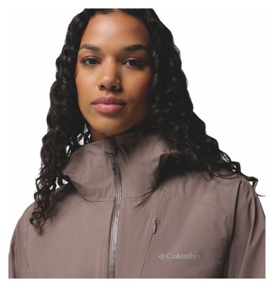 Giacca impermeabile Columbia Trailborne 2.5L grigia da donna