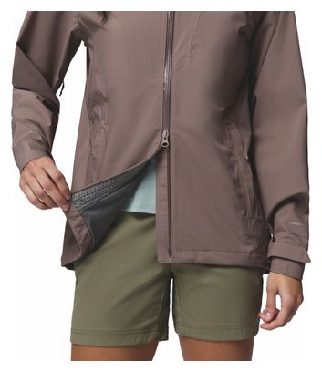 Giacca impermeabile Columbia Trailborne 2.5L grigia da donna