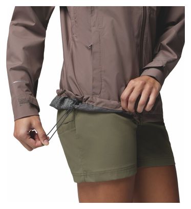 Giacca impermeabile Columbia Trailborne 2.5L grigia da donna