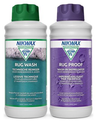 Lessive Rug Wash 1L et imperméabilisant Rug Proof 1L