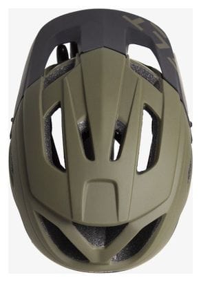 Casque Vélo VTT Hey! Vert Olive Mat et Noir