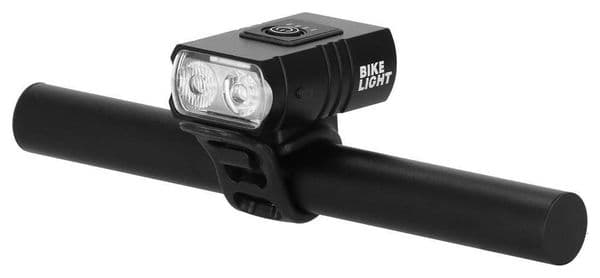 Kit freins et phares de vélo  Springos  LED  6/4 modes d'éclairage  aluminium et plastique  chargement USB  6 5x3 5x2 5 cm