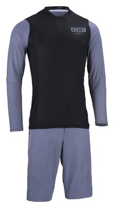 Kenny Charger Langarmtrikot Schwarz/Grau
