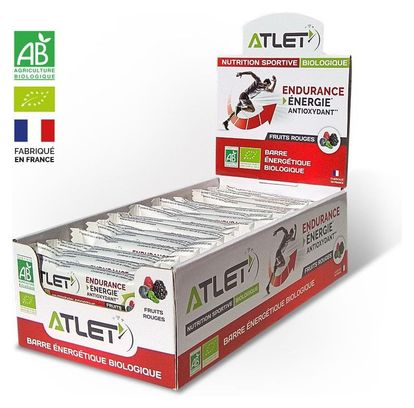 Pack 34 barres energétiques fruits rouges biologique