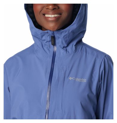 Chaqueta impermeable Columbia Ampli-Dry II para mujer Azul