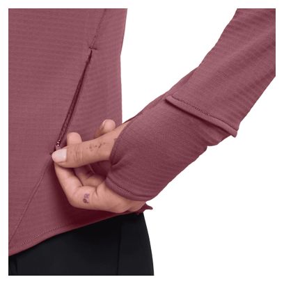 Camiseta térmica Nike Swift rosa para mujer