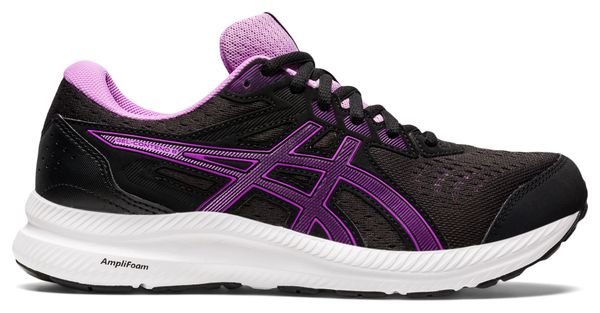 Asics Gel-Contend 8 Negro Violeta Zapatillas de Running Mujer