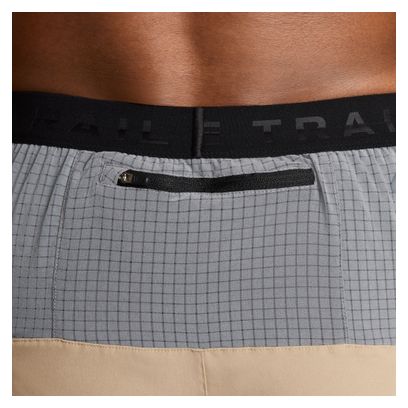 Heren Nike Trail Second Sunrise 7in Khaki Short