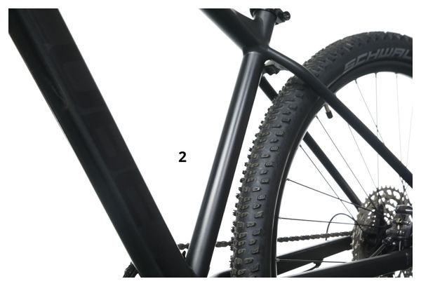 Gereviseerd product - MTB Semi-stijve Cube Reaction Pro Shimano Deore/XT 12V 29'' Zwart Metaal 2023