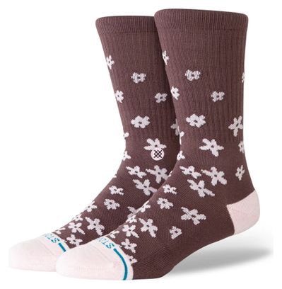 Stance Floral Dreams Crew Socken, braun