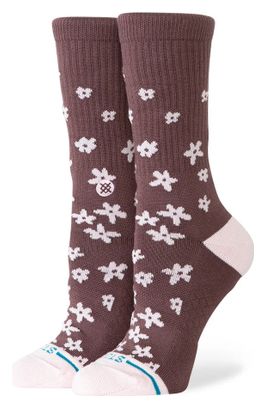 Stance Floral Dreams Crew Socken, braun