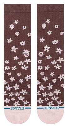 Stance Floral Dreams Crew Socken, braun