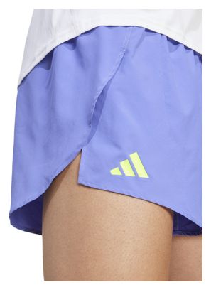 adidas Adizero Split Short Blue Homme