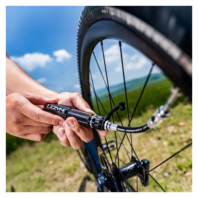 Pompe à Main Lezyne Pocket Drive CO2 (160 Psi / 11 Bar) Noir