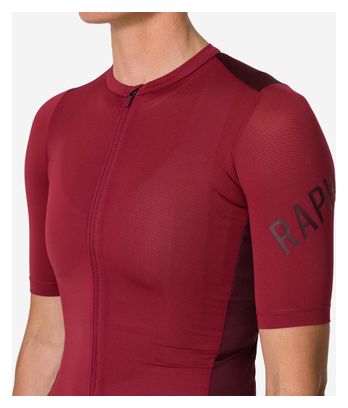 Women's Rapha Pro Team Training Short Sleeve Jersey Red/Bordeaux