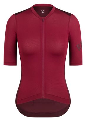 Women's Rapha Pro Team Training Short Sleeve Jersey Red/Bordeaux