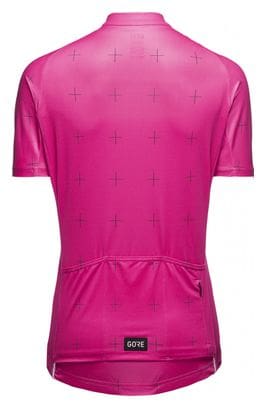 Gore Wear Daily Pink Black Women's Short Sleeve Jersey