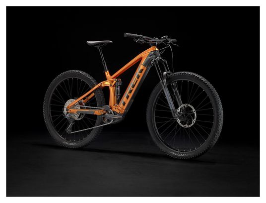 VTT Électrique Tout-Suspendu Trek Rail 9.5 Shimano Deore 12V 625 Wh 29'' Orange 2023