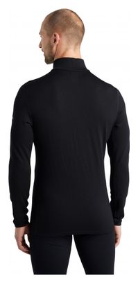 Icebreaker 260 Tech Half Zip Long Sleeve Jersey Zwart