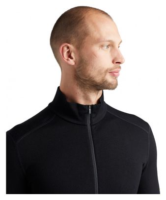 Icebreaker 260 Tech Half Zip Long Sleeve Jersey Black