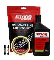 Stan's NoTubes - Tubeless Kit  Mtb  Fond de jante 27mm  Valves 44mm