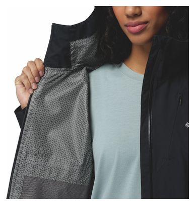 Giacca impermeabile Columbia Trailborne 2.5L nera da donna