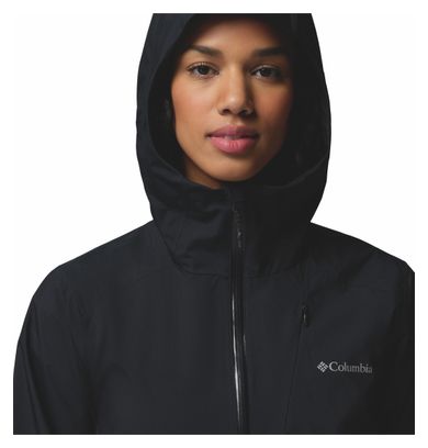Giacca impermeabile Columbia Trailborne 2.5L nera da donna