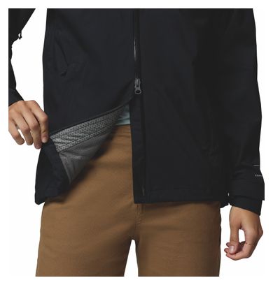 Giacca impermeabile Columbia Trailborne 2.5L nera da donna