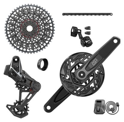 Groupe Sram X0 T-Type Eagle AXS Bosch ISIS 36 Dents 12V Noir (Sans Boitier)