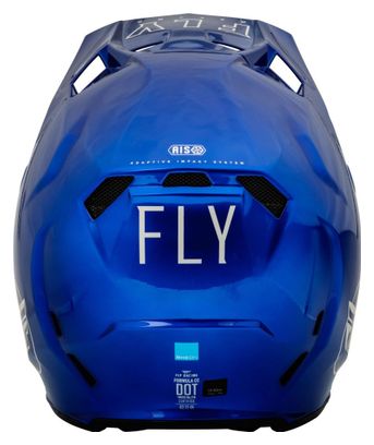 Casco integral Fly Racing Fly Formula CC Centrum Azul metalizado / Gris claro